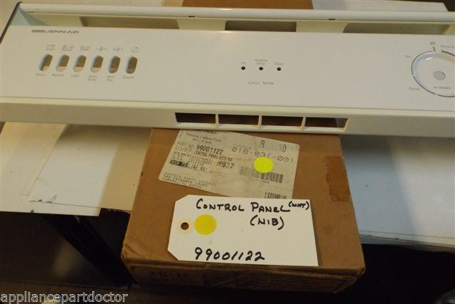 JENN AIR DISHWASHER 99001122 PANEL, CONTROL (WHT) NEW IN BOX JENN AIR DISHWASHER 99001122 PANEL, CONTROL (WHT) NEW IN BOX